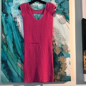 ❤️👄BEBE cutout back tight mini dress